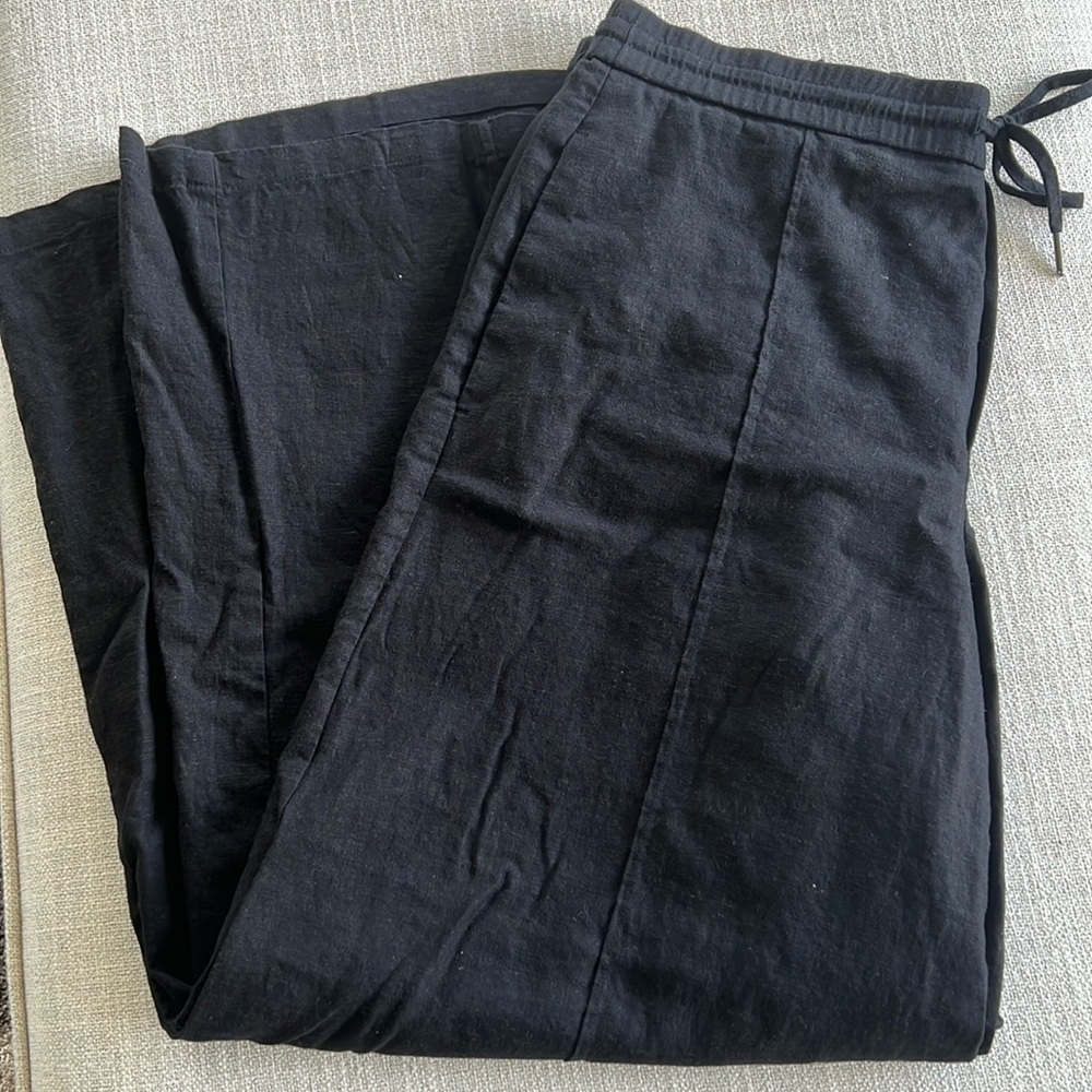 Women’s Simply Vera | Vera Wang wide leg linen pants